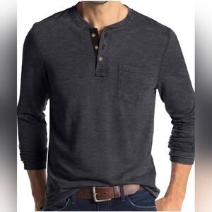 New Henley Long Sleeve T-Shirt